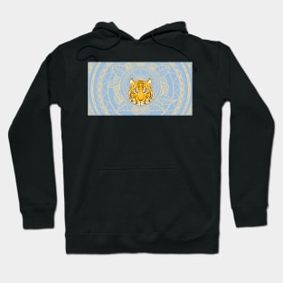 Golden Tiger Design Hoodie